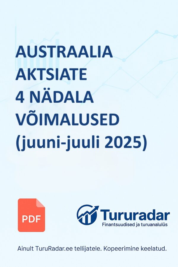 Austraalia aktsiate raporti esikaas