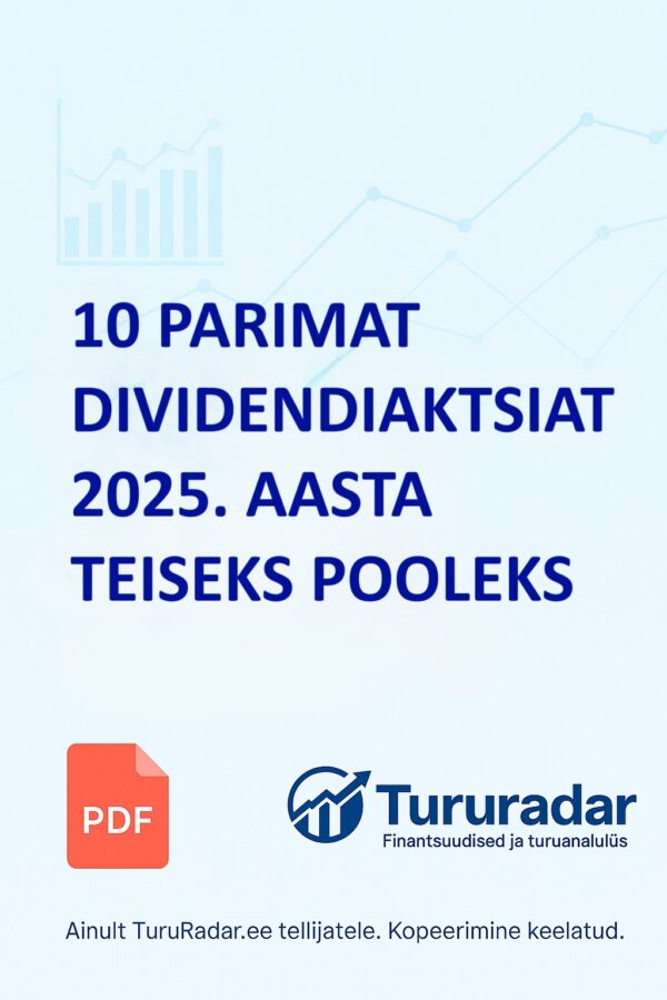 10 tugevaimat dividendiaktsiat 2025. aasta teiseks pooleks
