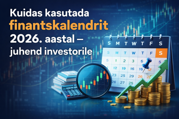 Finantskalender 2026 juhend investorile – kuidas jälgida majandussündmusi, keskpankade otsuseid ja turu volatiilsust