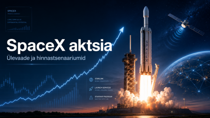 SpaceX aktsia ülevaade ja tuleviku hinnastsenaariumid