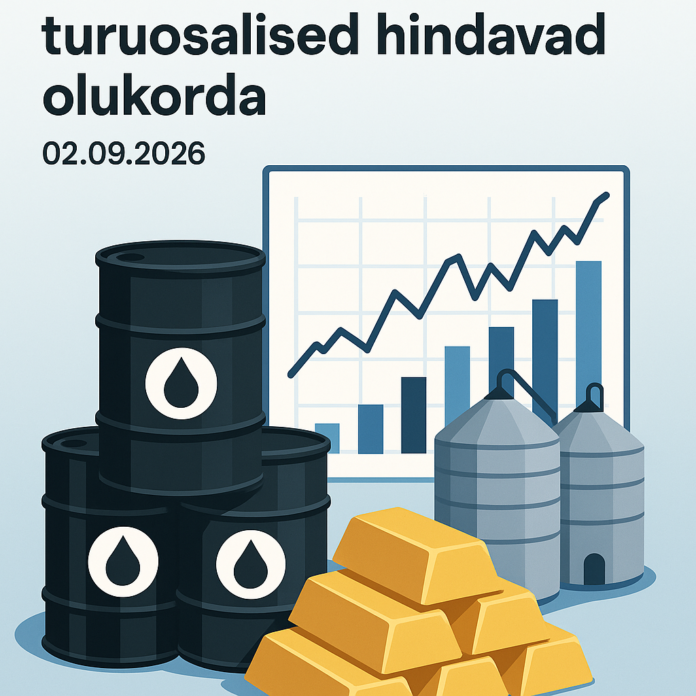 Toormehinnad stabiilsed: turuosalised hindavad olukorda – 02.09.2026